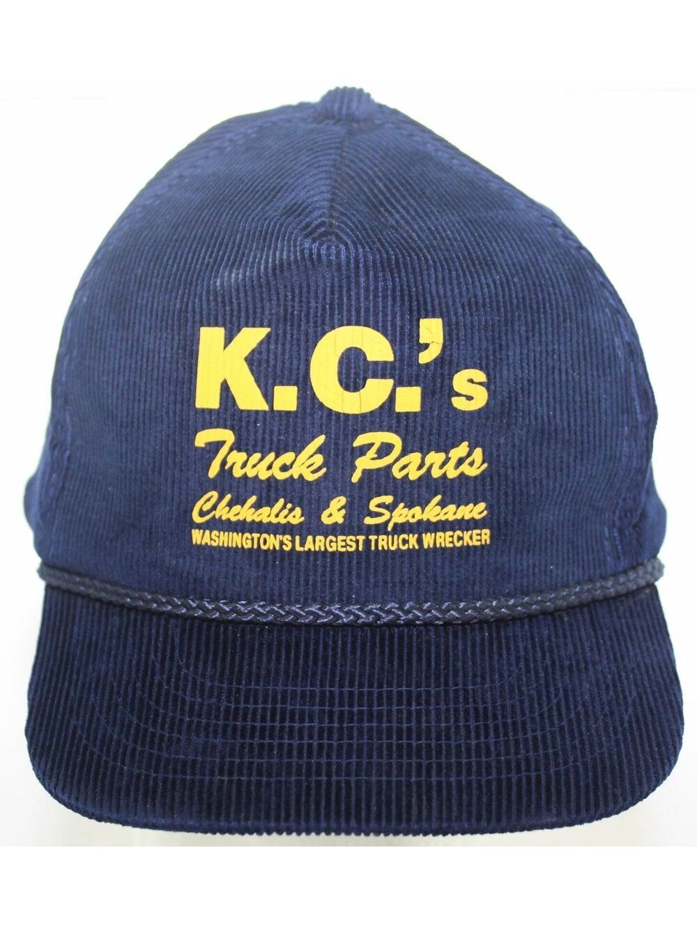 VTG K.C.'s Truck Parts Chehalis & Spokane Washington Wrecker Hat - Snapback Cap